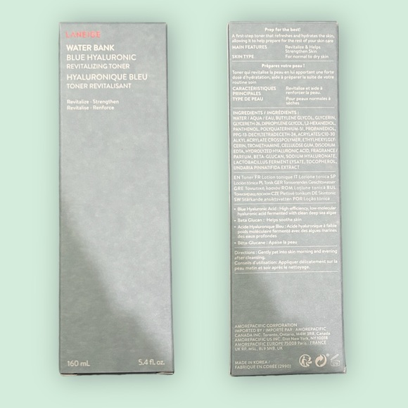 ๐ค 2 for $50๐ค Laneige Water Bank Blue Hyaluronic Revitalizing Toner - Picture 1 of 5